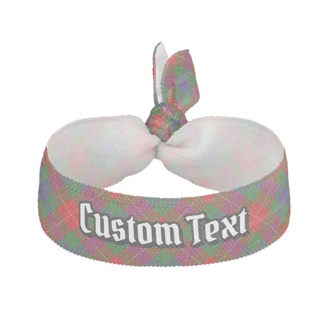Clan Fraser Tartan Elastic Hair Tie (Front)