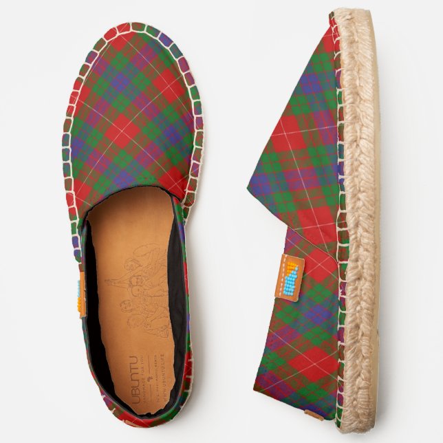 Clan Fraser Tartan Espadrilles (Side)