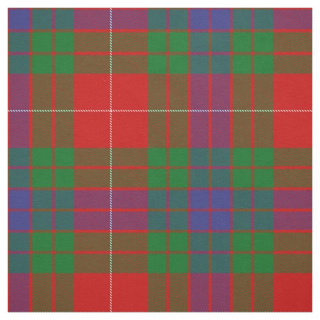 Clan Fraser Tartan Fabric (Swatch)