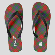 Clan Fraser Tartan Flip Flops