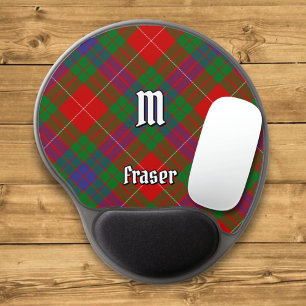Clan Fraser Tartan Gel Mouse Pad