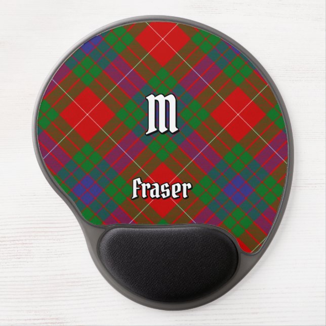 Clan Fraser Tartan Gel Mouse Pad (Front)