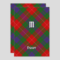 Clan Fraser Tartan Invitation