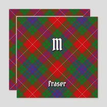 Clan Fraser Tartan Invitation