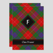 Clan Fraser Tartan Invitation