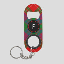 Clan Fraser Tartan Keychain Bottle Opener