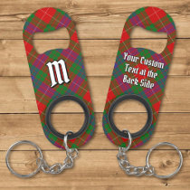 Clan Fraser Tartan Keychain Bottle Opener