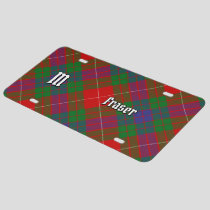 Clan Fraser Tartan License Plate