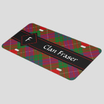 Clan Fraser Tartan License Plate
