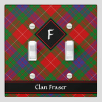 Clan Fraser Tartan Light Switch Cover