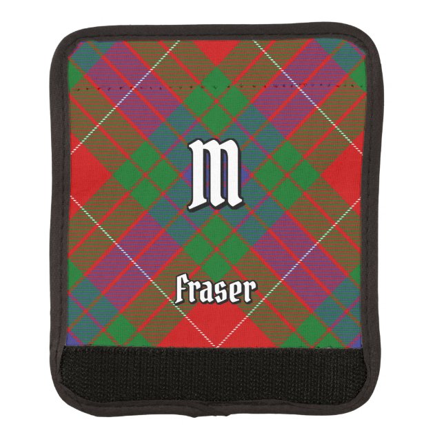 Clan Fraser Tartan Luggage Handle Wrap (Front)
