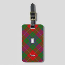 Clan Fraser Tartan Luggage Tag