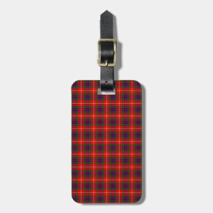 Clan Fraser Tartan Luggage Tag