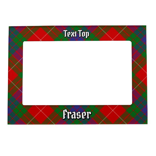Clan Fraser Tartan Magnetic Frame (Front)