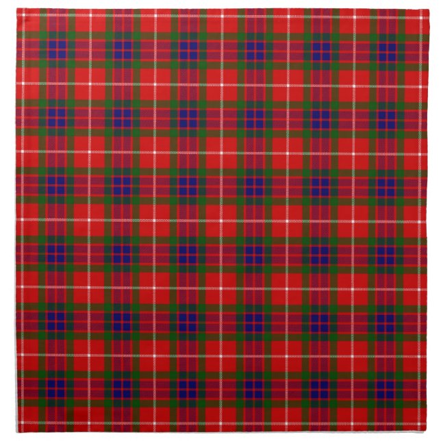 Clan Fraser Tartan Napkin (Front)