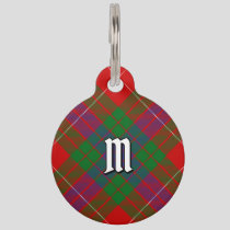 Clan Fraser Tartan Pet ID Tag