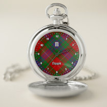 Clan Fraser Tartan Pocket Watch