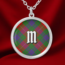 Clan Fraser Tartan Silver Plated Necklace