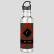 Clan Fraser Tartan Stainless Steel Water Bottle