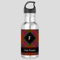 Clan Fraser Tartan Stainless Steel Water Bottle