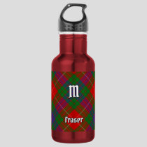 Clan Fraser Tartan Stainless Steel Water Bottle