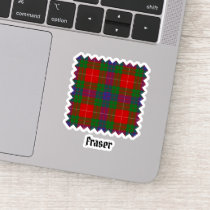 Clan Fraser Tartan Sticker