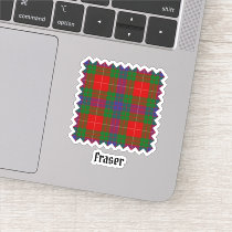 Clan Fraser Tartan Sticker