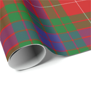 Clan Fraser Tartan Wrapping Paper