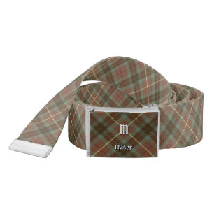 Clan Fraser Weathered Hunting Tartan Belt