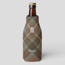Clan Fraser Weathered Hunting Tartan Bottle Cooler