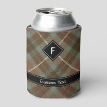 Clan Fraser Weathered Hunting Tartan Can Cooler