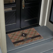 Clan Fraser Weathered Hunting Tartan Doormat