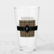 Clan Fraser Weathered Hunting Tartan Glass