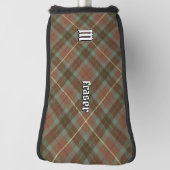 Clan Fraser Weathered Hunting Tartan Golf Head Cover (Rotate 90)