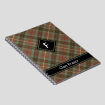 Clan Fraser Weathered Hunting Tartan Notebook