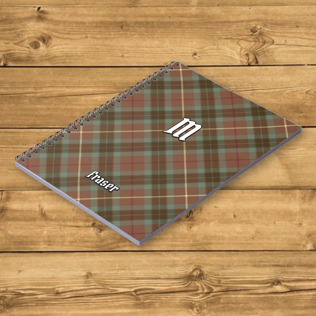 Clan Fraser Weathered Hunting Tartan Notebook (Creator Uploaded)
