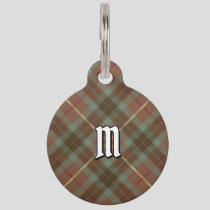 Clan Fraser Weathered Hunting Tartan Pet ID Tag