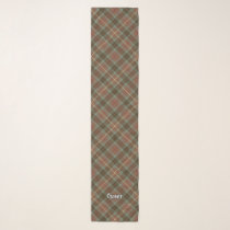 Clan Fraser Weathered Hunting Tartan Scarf