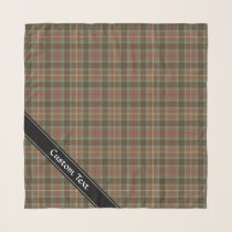 Clan Fraser Weathered Hunting Tartan Scarf