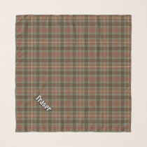 Clan Fraser Weathered Hunting Tartan Scarf
