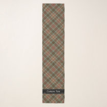 Clan Fraser Weathered Hunting Tartan Scarf