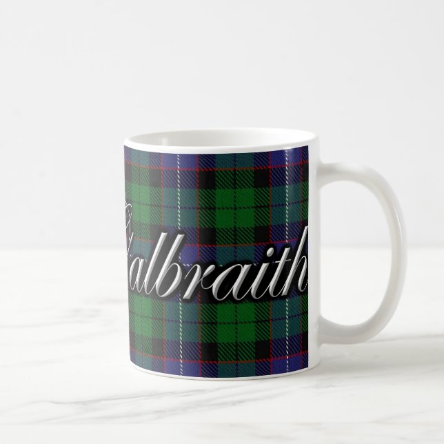 Clan Galbraith Classic Tartan Coffee Mug (Right)