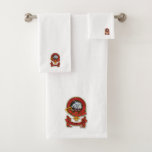 Clan Galbraith Crest Bath Towels
