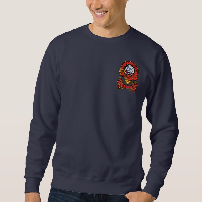 Clan Galbraith Mens Sweatshirt with Crest (Front)