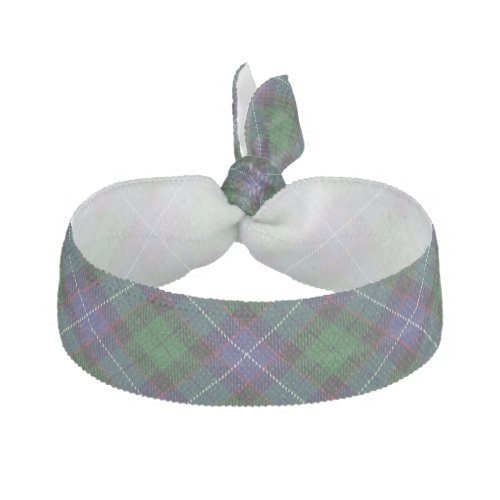 Clan Galbraith Scottish Accents Blue Green Tartan Hair Tie