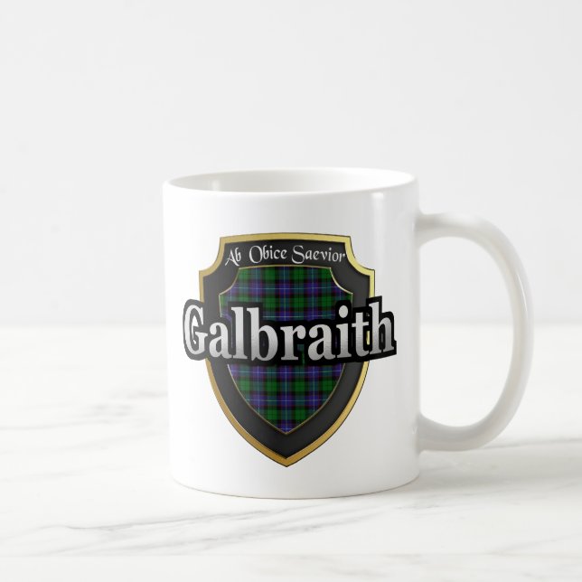 Clan Galbraith Scottish Dynasty Tartan Mugs Cups (Right)