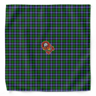 Clan Galbraith Tartan Bandana with Crest