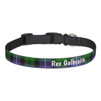 Clan Galbraith Tartan Dog Collar