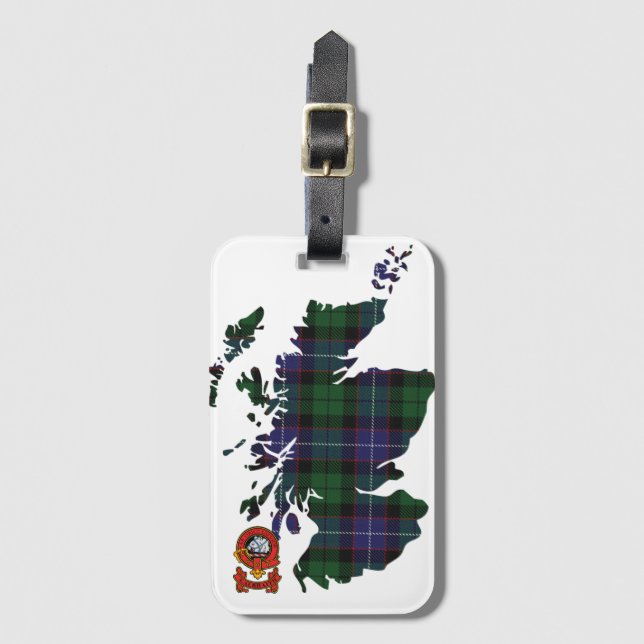 Clan Galbraith Travel Bag Luggage Tag (Front Vertical)