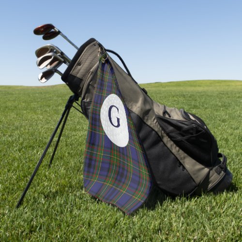 Clan Gillies Tartan Plaid Personalized Golf Towel